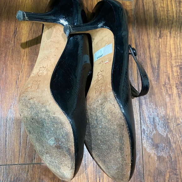 Saks fifth avenue black patent pumps - Picture 2 of 3